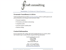 Tablet Screenshot of croftconsulting.com